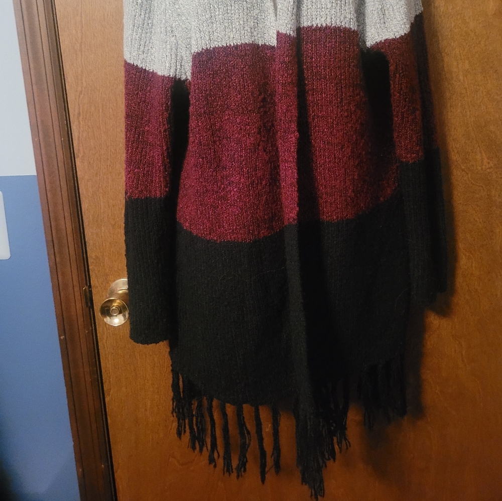 Plus Block Color Cardigan - Picture 3 of 3